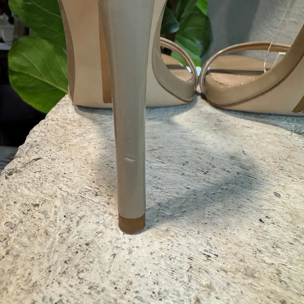 Sam Edelman Nude Ankle Strap Sandal Heels